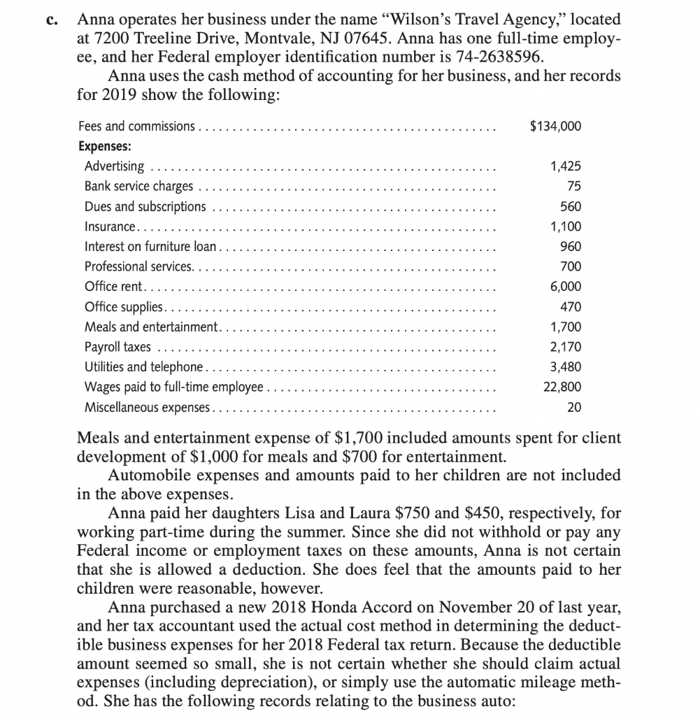 Please explain how to put this on schedule c and if it