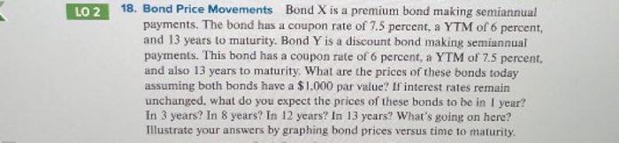 and Problems - Question 18 (Price of Bond Y today) $876,80 $888.52