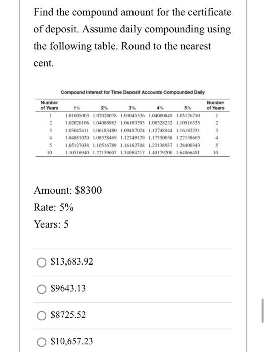 Needed Time (Years) Interest Compounded UT 4120914300 SON NO 14 CIRC LT