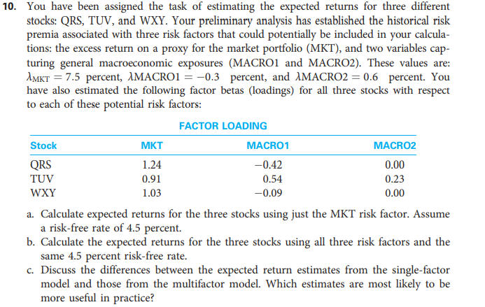 PLEASE EXPLAIN THE PROCESS. THANK YOU! 10. You have been assigned the