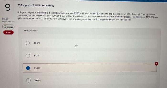 Please help solve asap A. 9 -year project is expected to generate