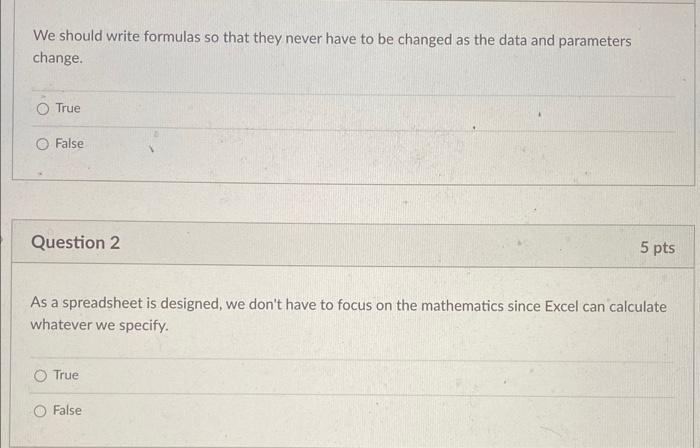  We should write formulas so that they never have to be