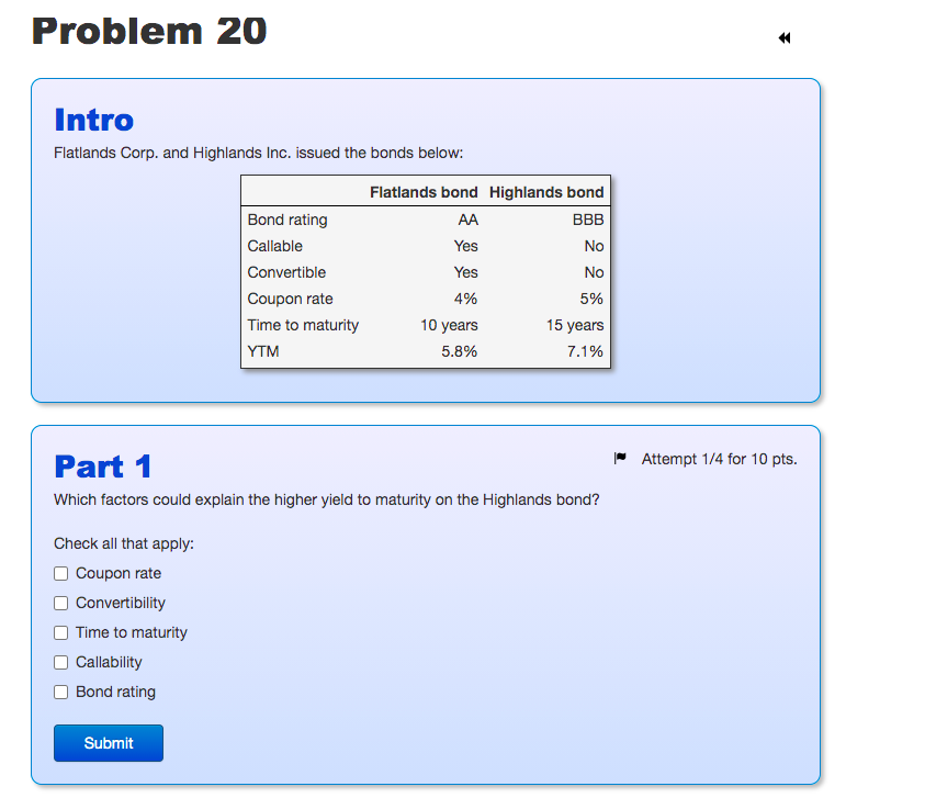 how to solve this question Problem 20 Intro Flatlands Corp. and Highlands