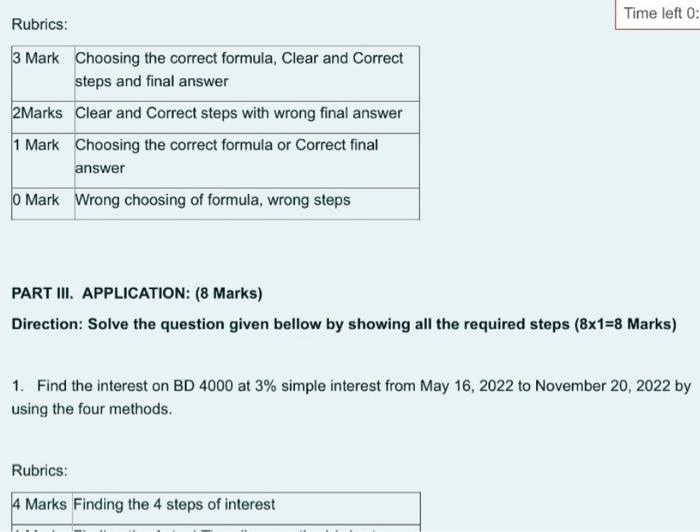 the following questions. (6x3=18 Marks) 1. Find the exact and ordinary on