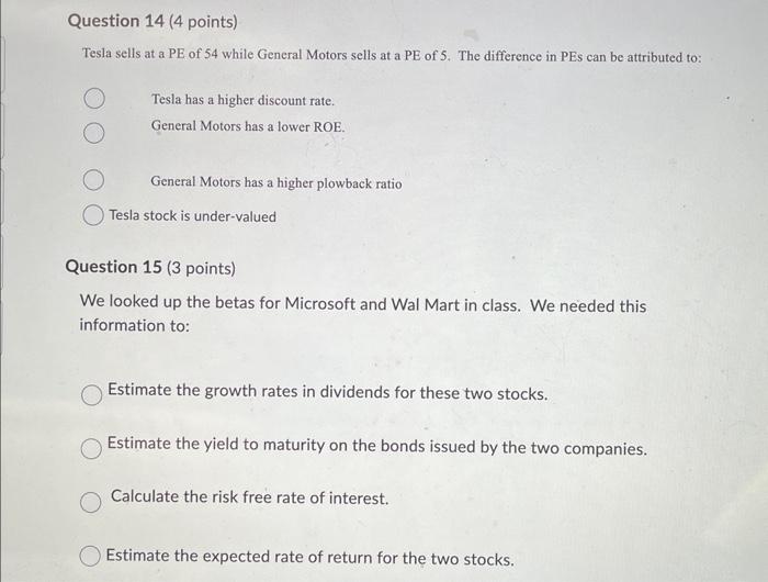  Please help me solve this question and explain Tesla sells at