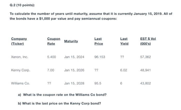 while, and mainly I need the answer. Thank you! Q.1 (15 points):