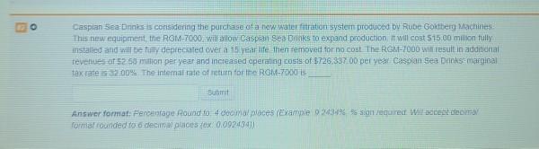 hello can I get help on this homework question I need