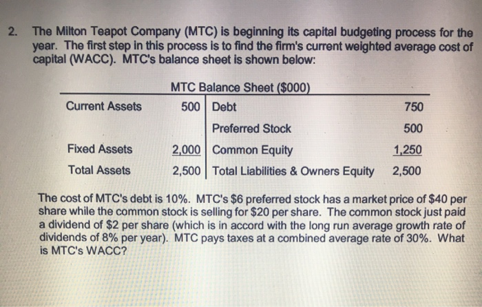 I could use some help with question 2 2. The Milton Teapot