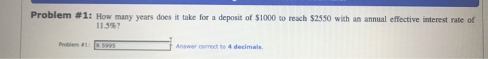 #1 above, compounding for each complete year, but using simple interest for