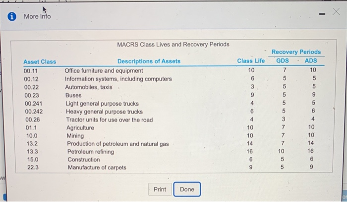new trucktractor for over-the-road use (asset class 00.26). It has a cost