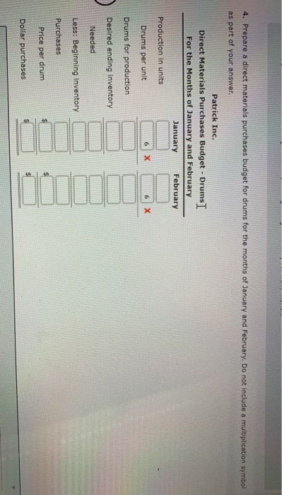 February 41,000 I March 50,250 Each drum requires 5.5 gallons of chemicals