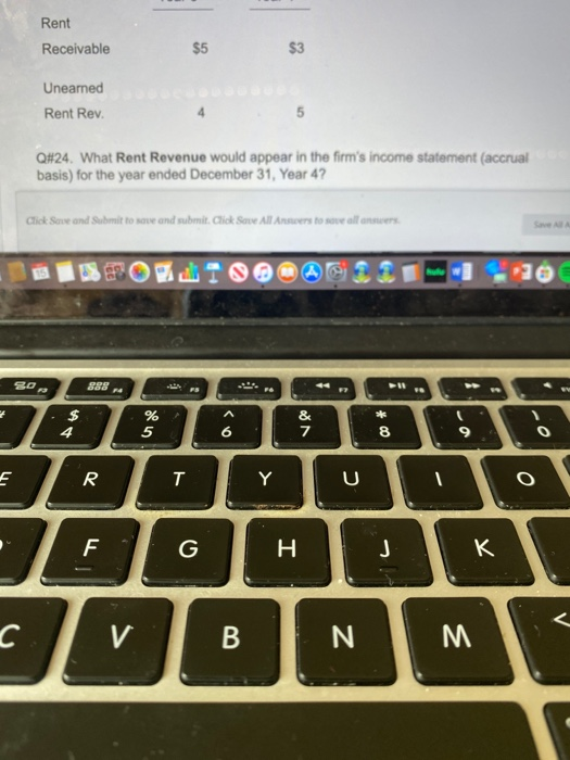 a landlord owning several properties, Beyonce Company (the firm) received $43 cash