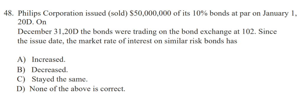 What is the 102 mean? Why the answer is B? 48, Philips