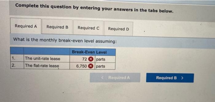 can only be leased. The leasing company offers two contracts. The first