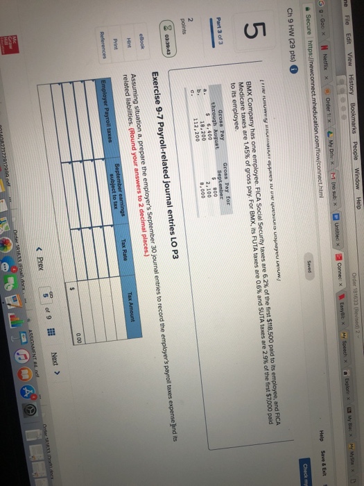  ne File Edit View ks Order 181633 ( Ch 9 HW