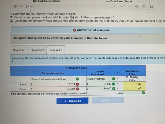 is provided for our analysis. The company requires a 12% return on