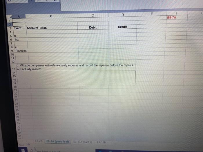  AZ E B D F E9-7A 2 3 Event Account Titles