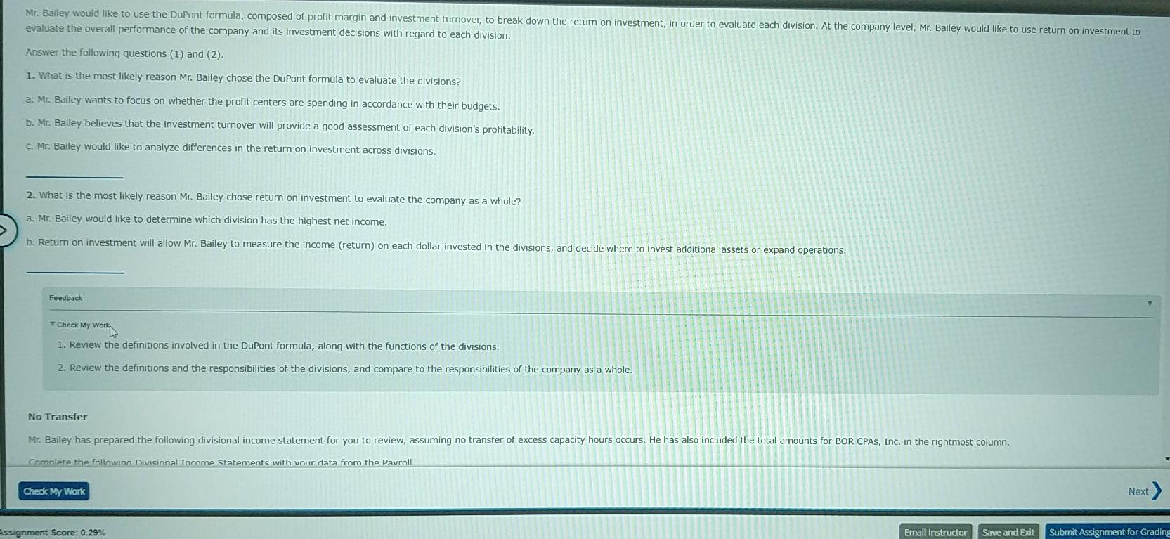 initials of their last names to form the corporations name: Cyrus Bailey,