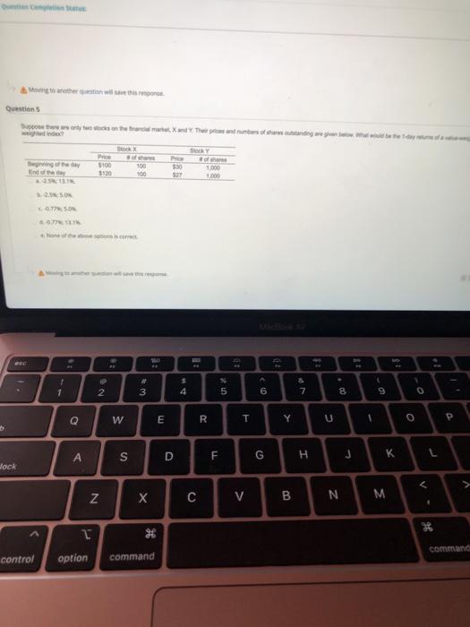 response. Question 4 Which of the following are characteristics of common stock?