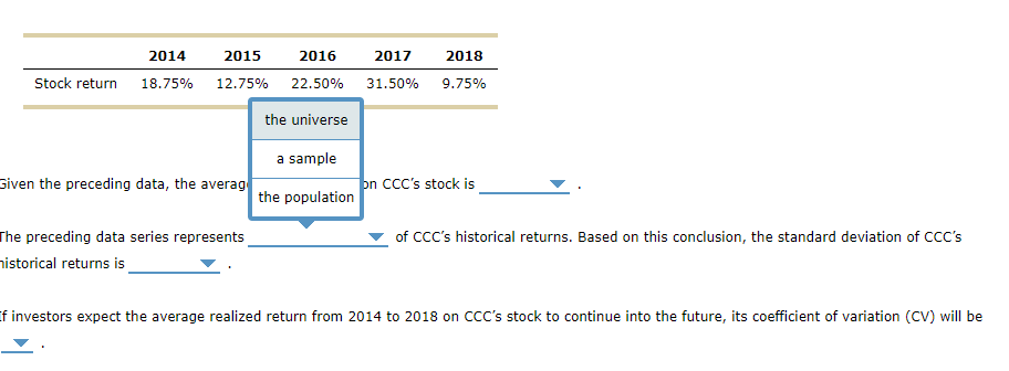 returns is often used to estimate future results. Analysts across companies use