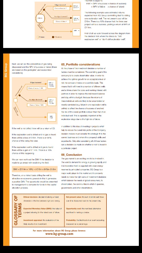 or overview of the situation at BG Group. The BG Group provides