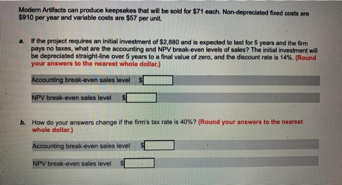  Modem Artifacts can produce keepsakes that will be sold for $71