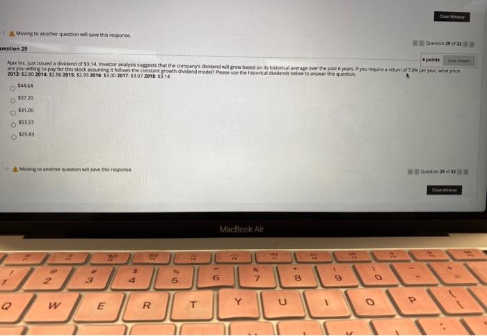  Cose Window & Moving to another question will save this response.