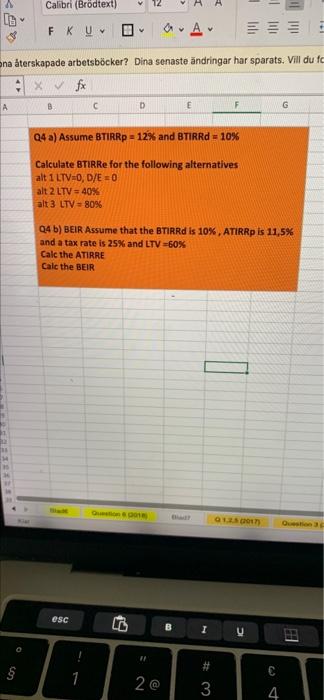 please explain step by step as much you can Calibri (Brdtext) V