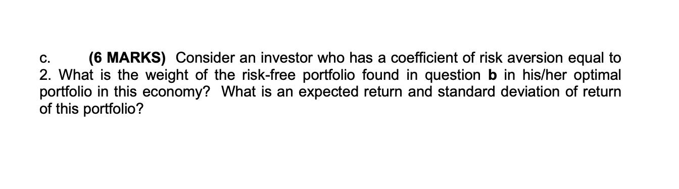 .05 .15 .12 .20 X Y The correlation coefficient between the returns
