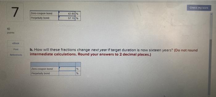 a portfolio of $1.0 million. Your target duration is 17 years, and