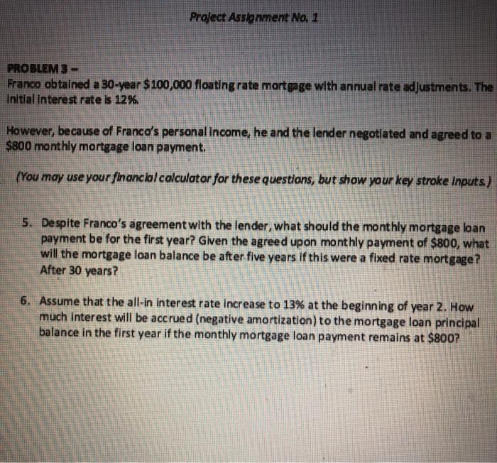 Please answer question 6, i am also required to show work on