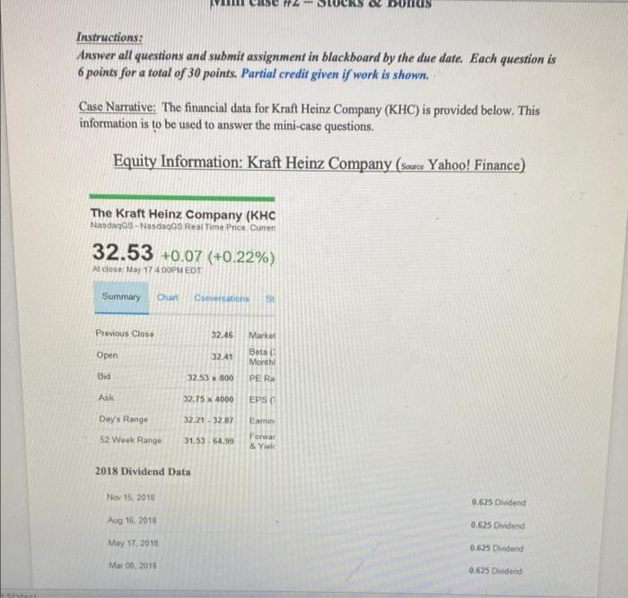  LOCKS OU Os Instructions: Answer all questions and submit assignment in