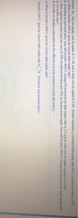 i need help with A B C D please asap Retek, Inc.,has