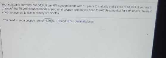  this answer is wrong I need help. Your company currently has