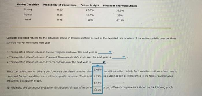 a range of possible circumstances (or states of nature), multiply the anticipated
