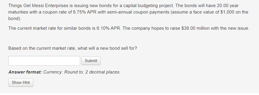  Things Get Messi Enterprises is issuing new bonds for a capital