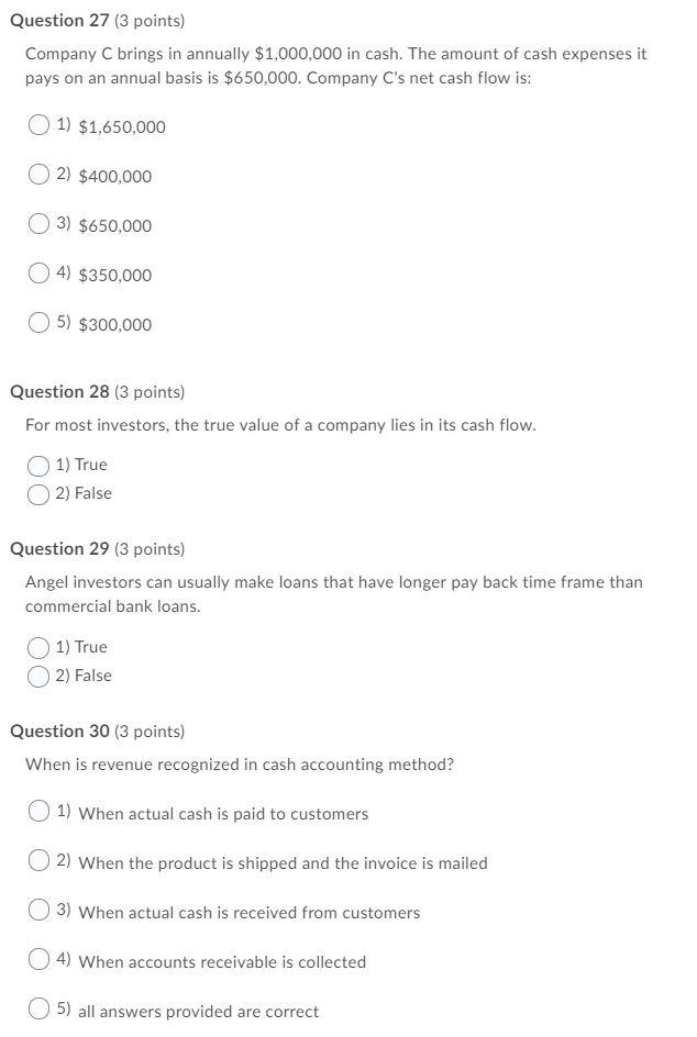 long-term debt? 01) Make payments quarterly or annually O2) Make no payments
