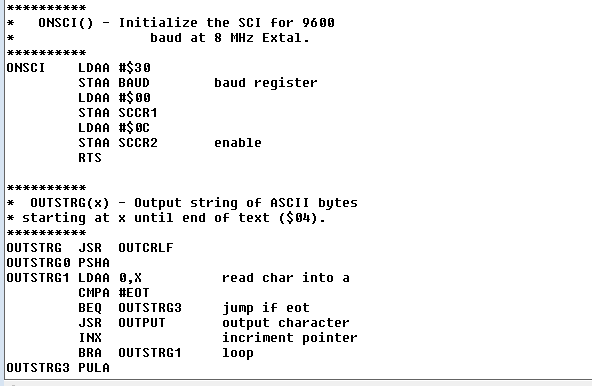 ************* * HELLO.ASM Simple program for testing the Axiom CMx11A8 boards. A