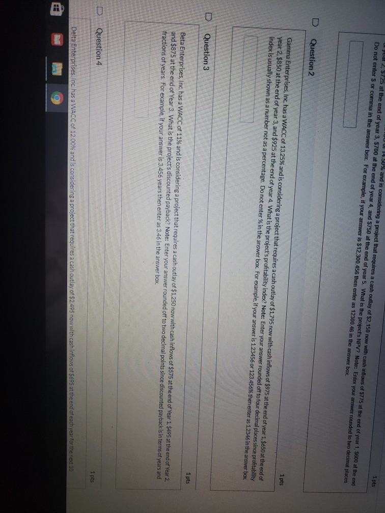 JUI 14.50% and is considering a project that requires a cash