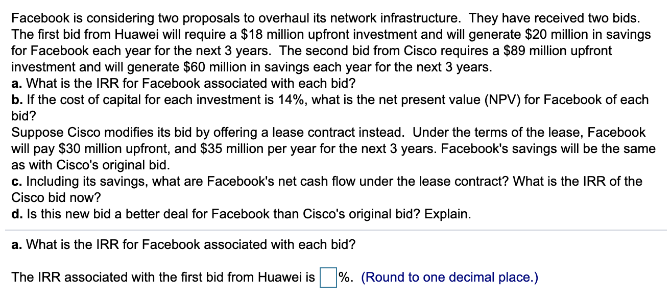 DUE SOON I NEED HELP WITH A, B, C, D Facebook is