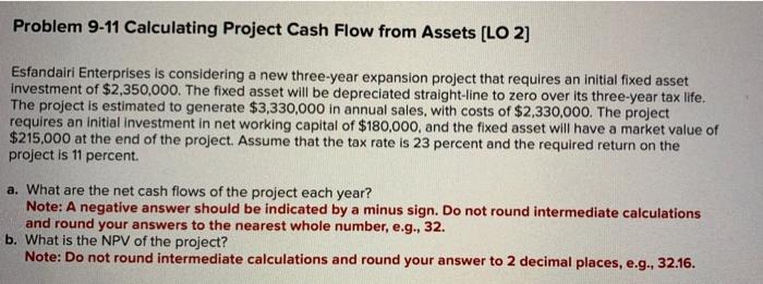 year 1 and 2 cash flow are correct. need help in year