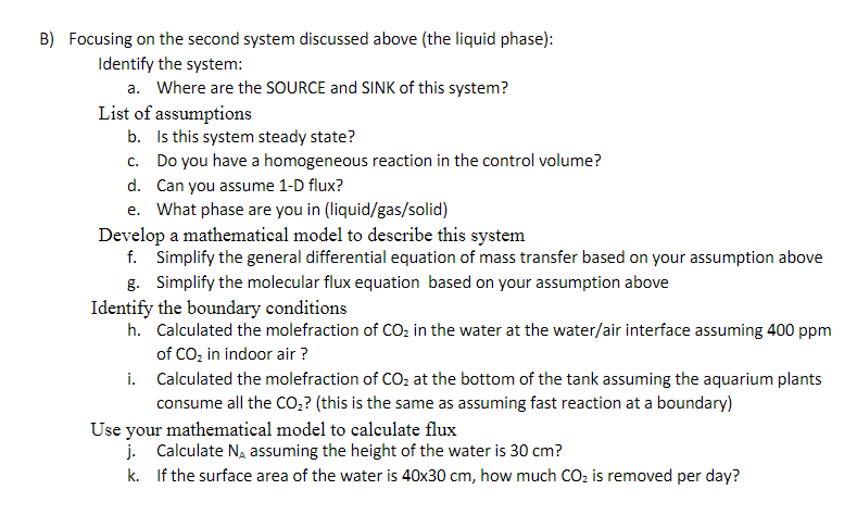 examples below: For the gasphase, molecules (in this case water) evaporates from