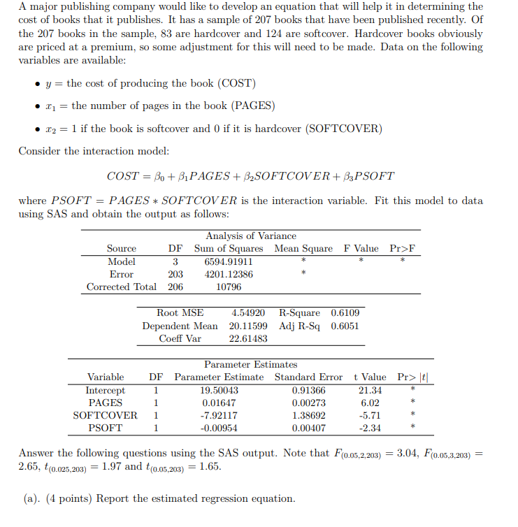 and PAGES for hard cover and softcover books separately. {c}. [ll] points}