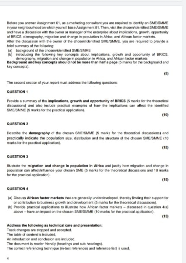 please assist Before you answer Assignment 01, as a marketing consultant you