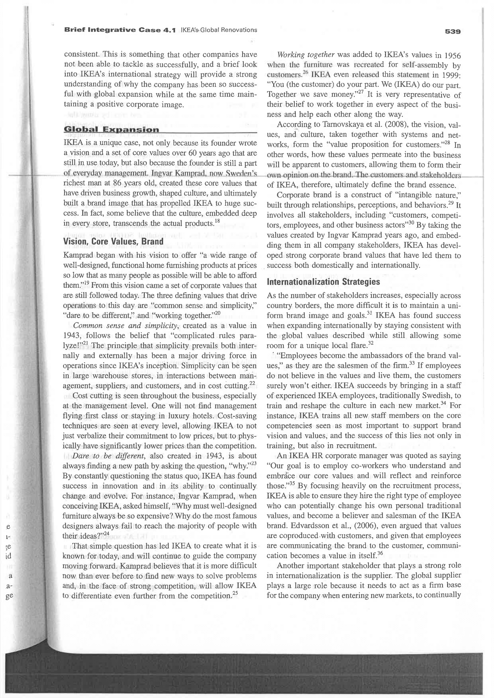 in all aspects of IKEA's business announced record revenue of $36 billion