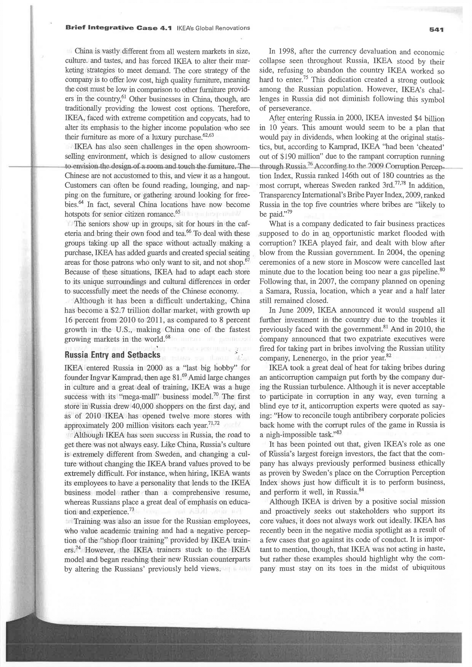 an 8 percent increase in profit over 2011. Sales of $4.1 and