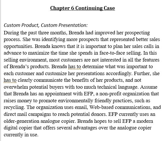 1.What information on the prospect would you be able to obtain from