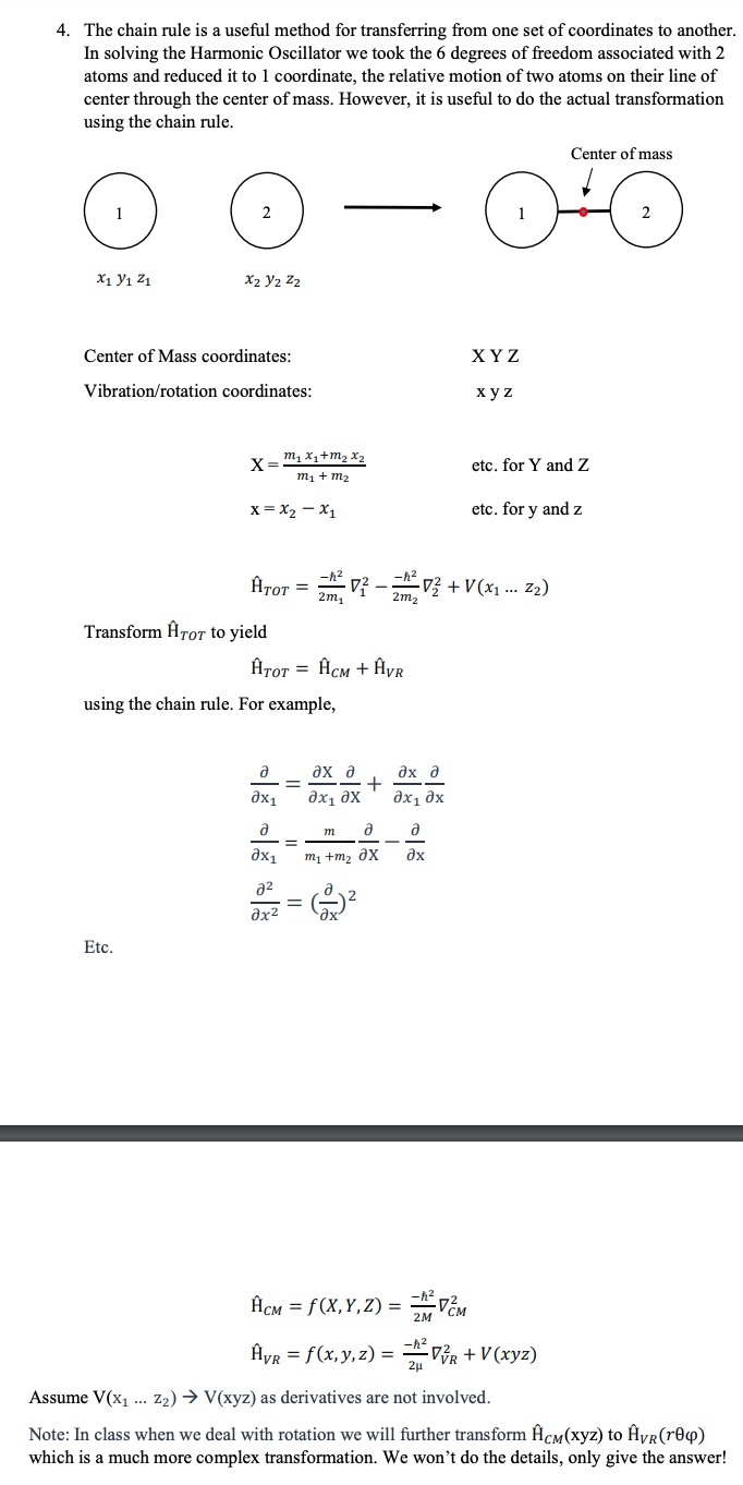 4. The chain rule is a useful method for transferring from