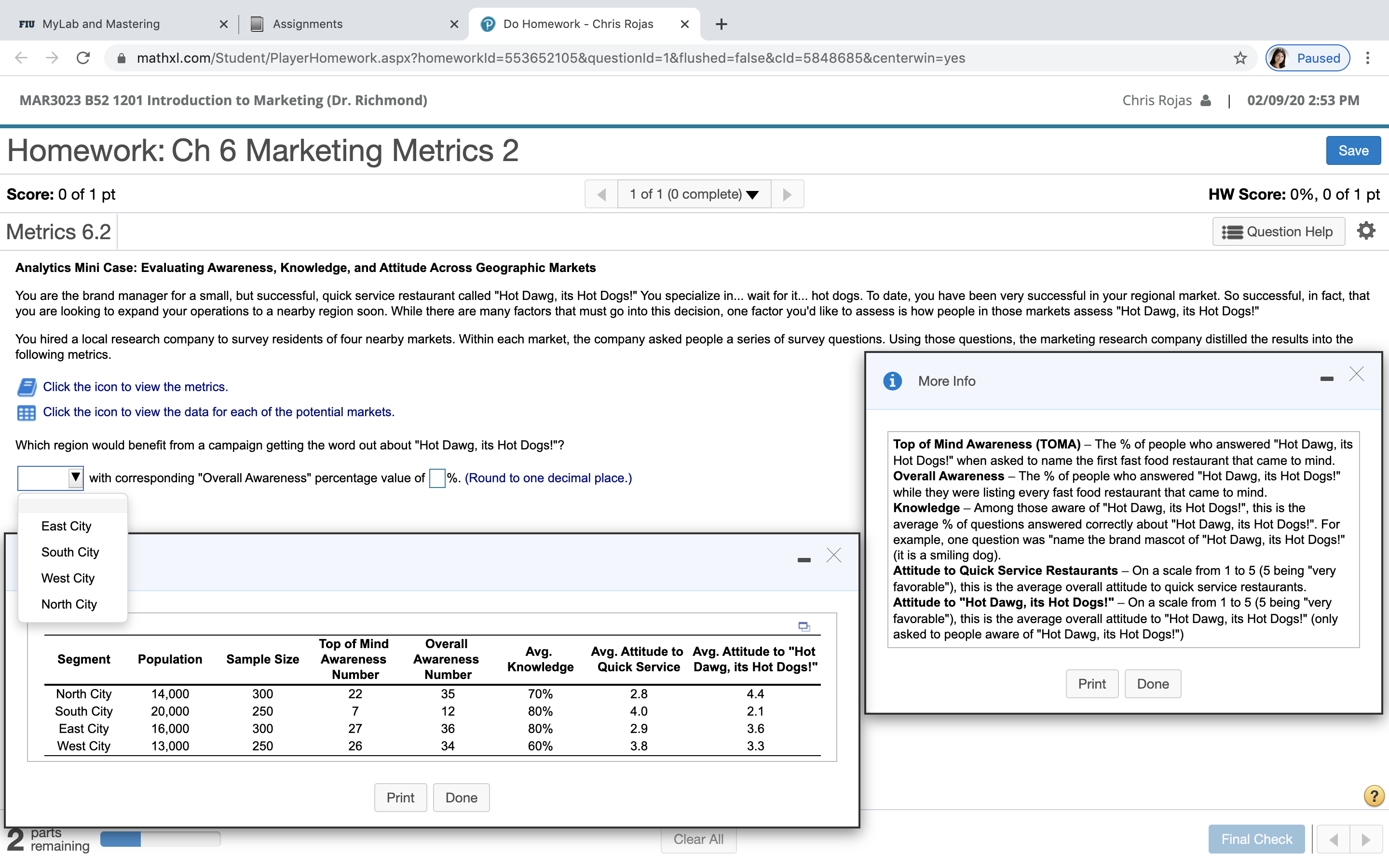 Please Answer rm MyLab and Mastering x I m Assignments x a