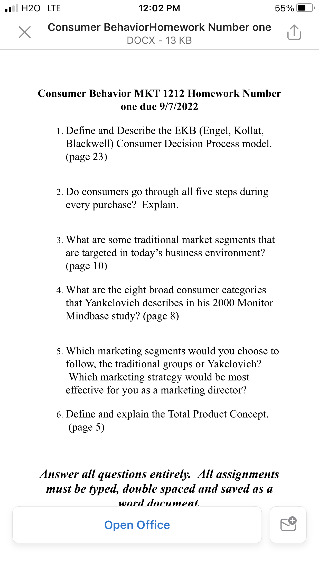 question 1: Define and describeReference :Shopper, Buyer, and Consumer Behavior: Theory, Marketing